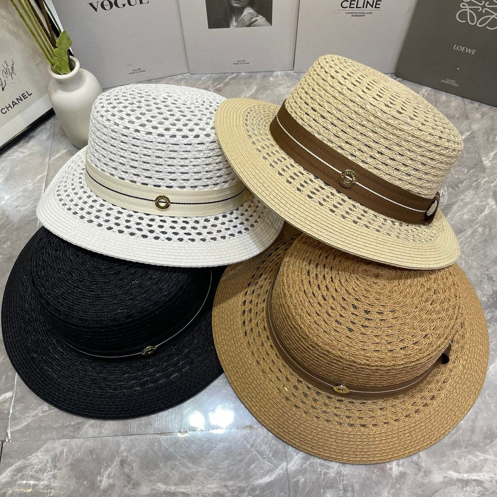 Open Knit Straw Hat - image 13