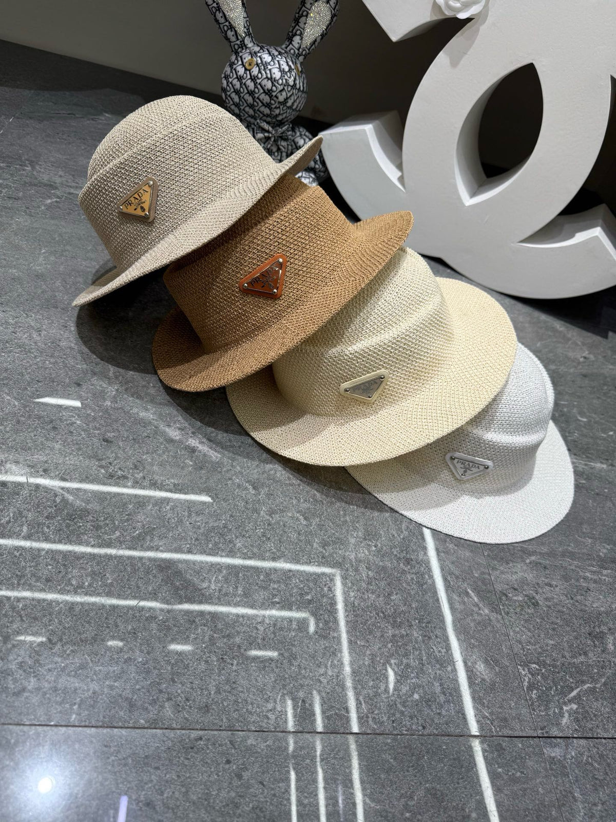 Prada Woven Open Knit Hat - image 6