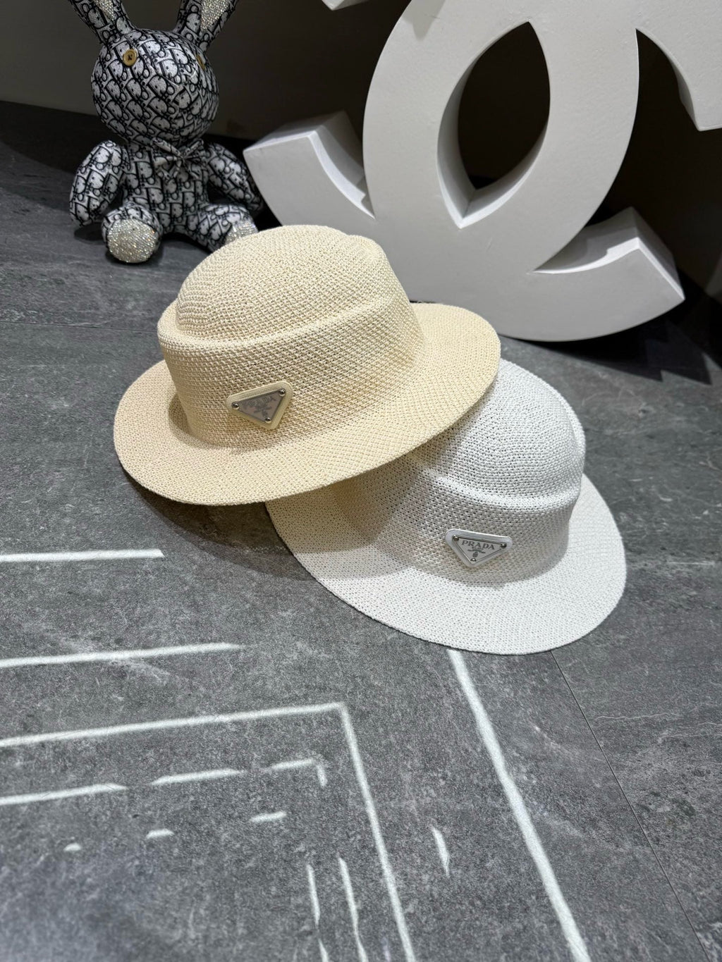 Prada Woven Open Knit Hat - image 9