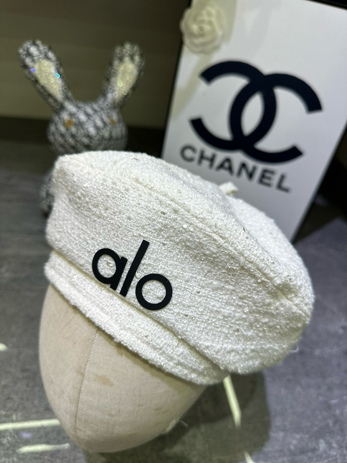 Alo Woven Open Knit Beret - image 6