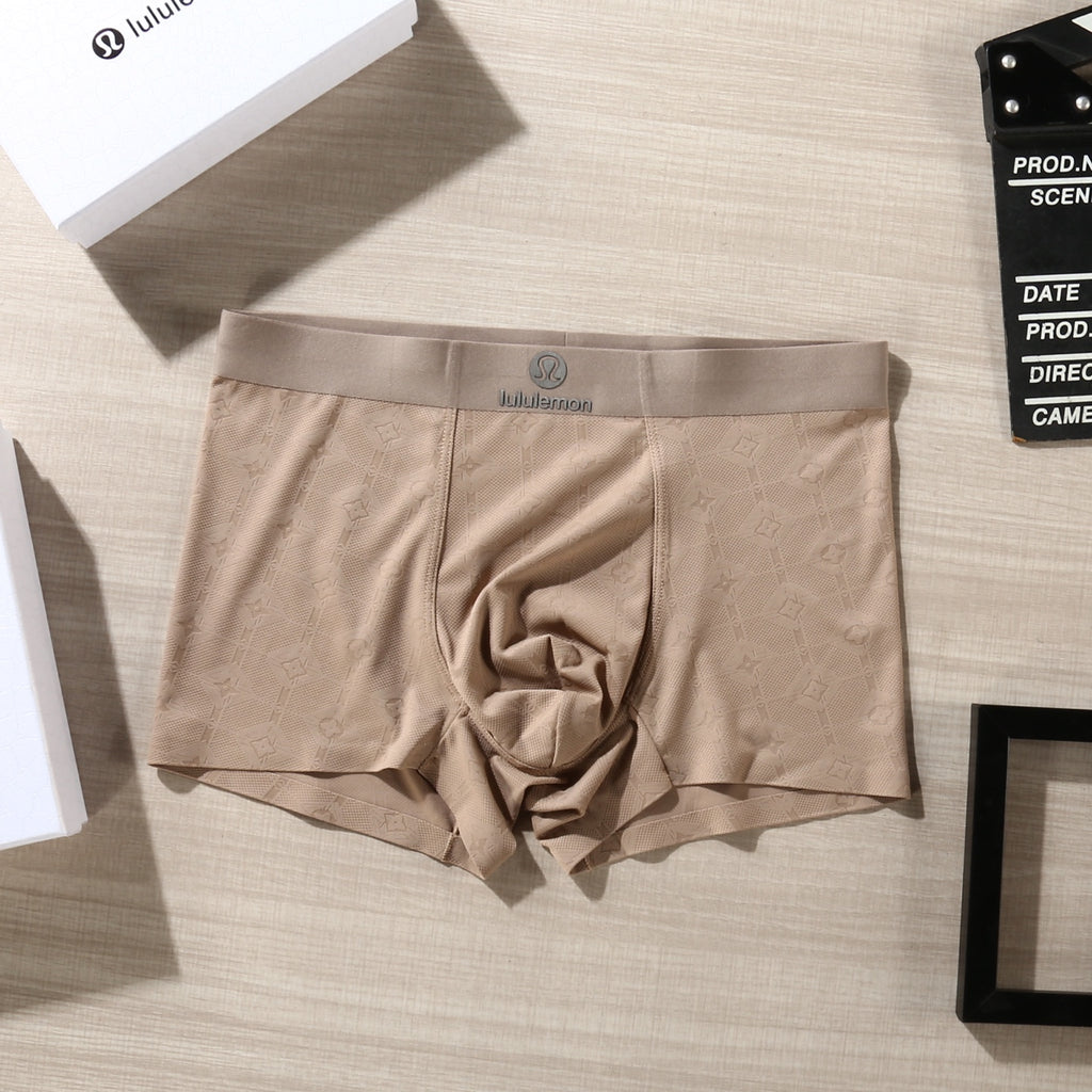 Lululemon taupe contrast waist boxer briefs - view 8