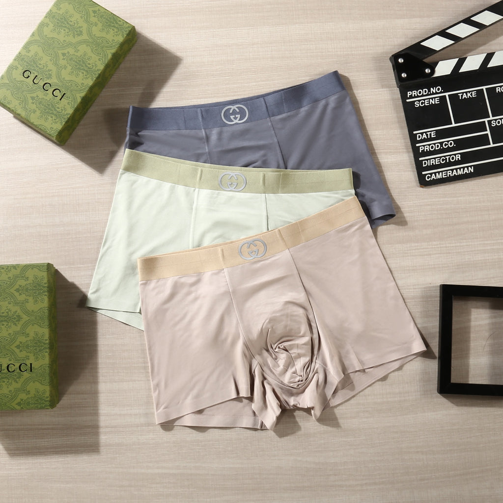 Gucci Boxer Briefs - tonal logo waistbands and plain bodies - image 4