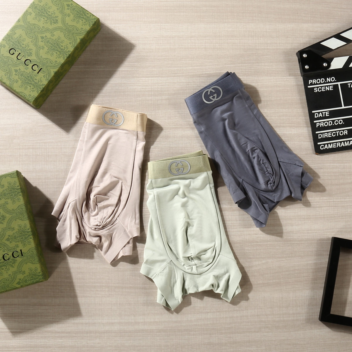Gucci Boxer Briefs - tonal logo waistbands and plain bodies - image 6
