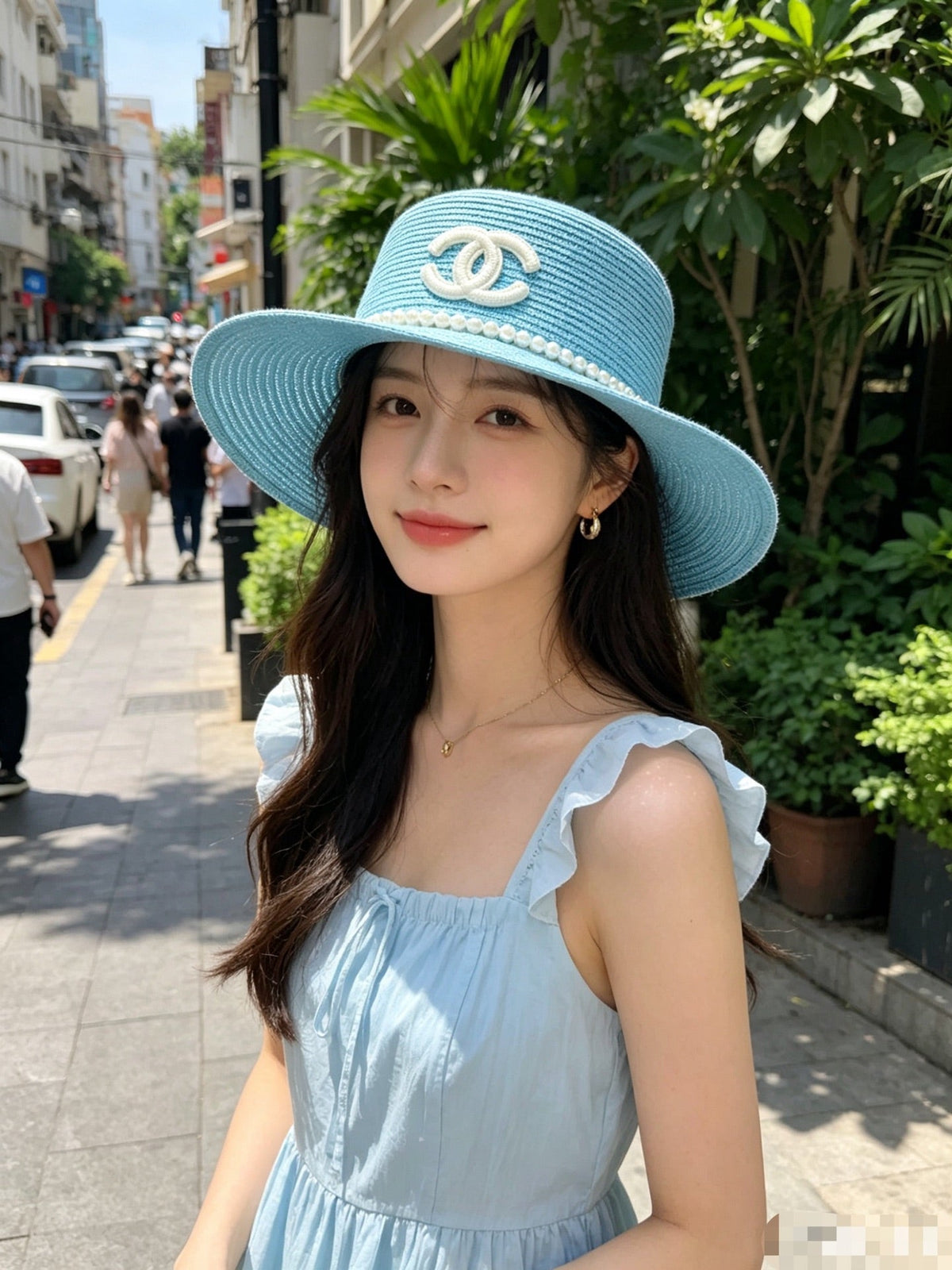 Chanel Woven Hat - image 5