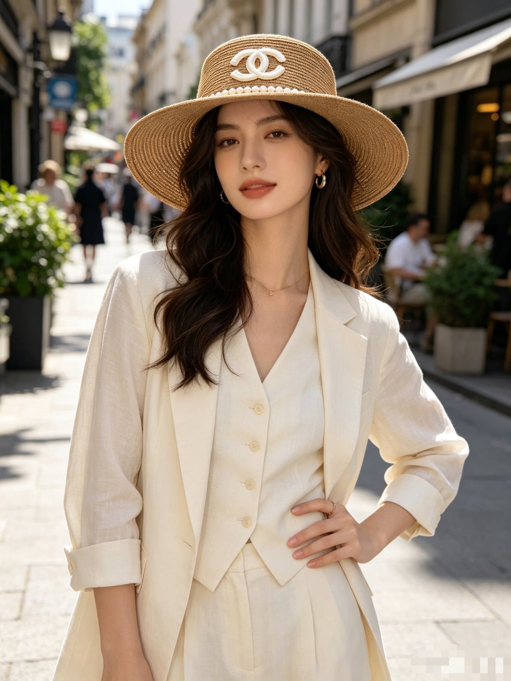 Chanel Woven Hat - image 3