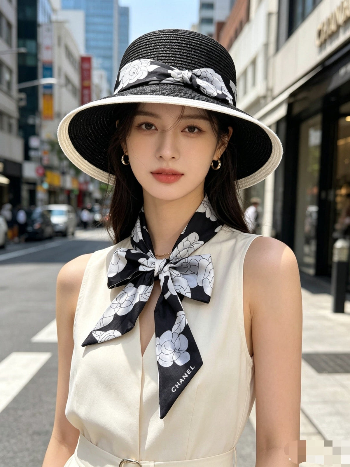 Chanel Woven Bucket Hat - image 6