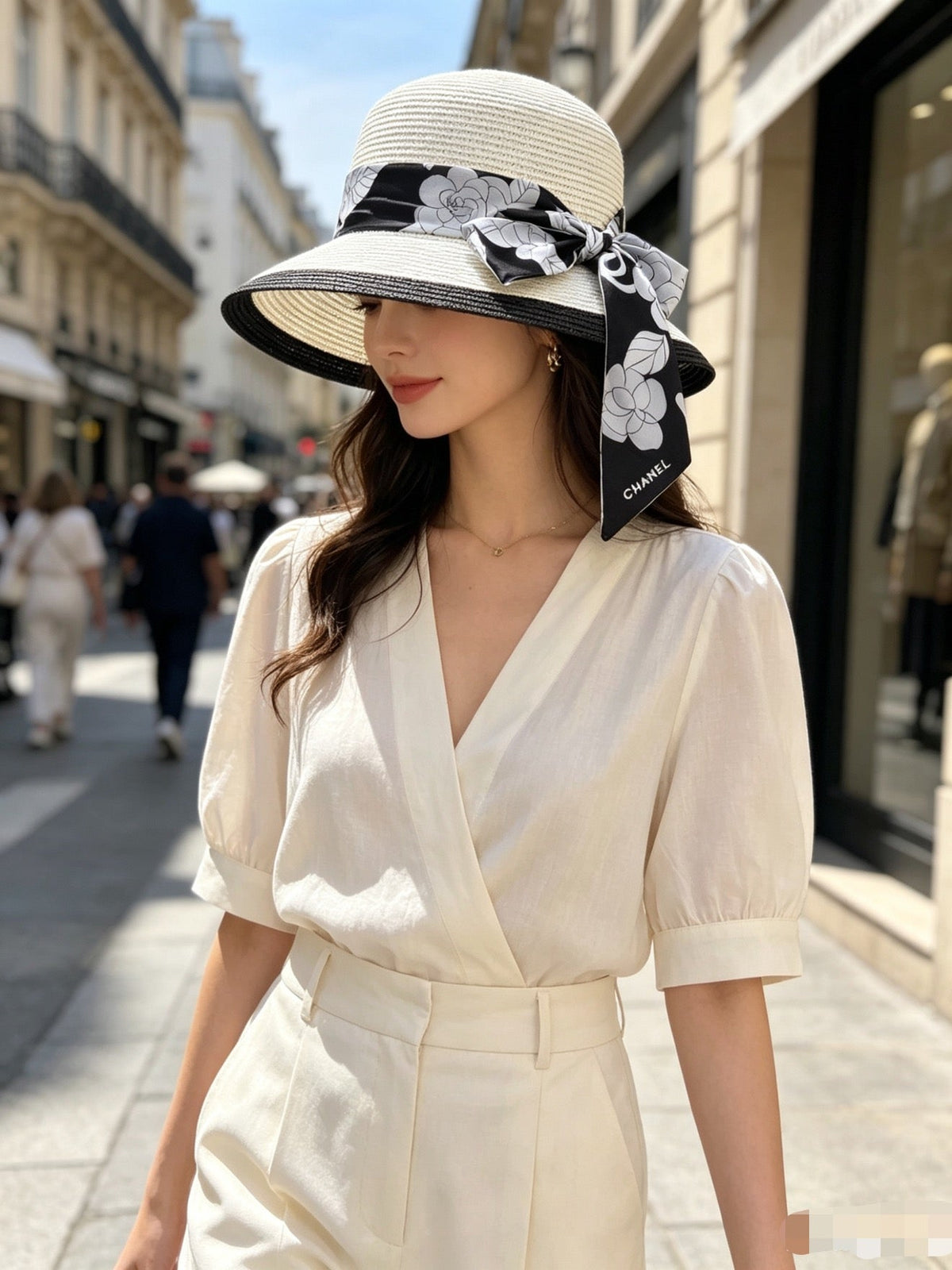 Chanel Woven Bucket Hat - image 7
