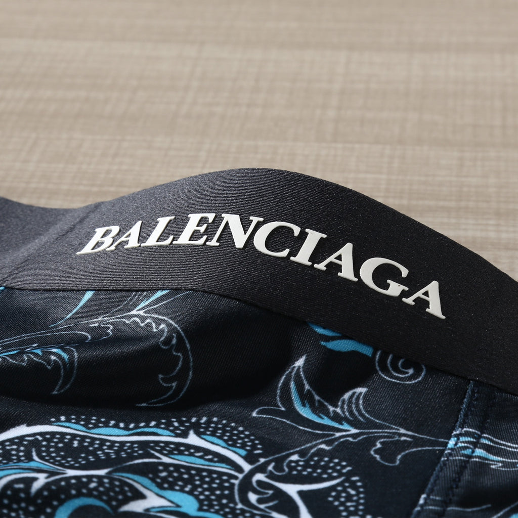 Balenciaga dark floral print boxer briefs - view 9