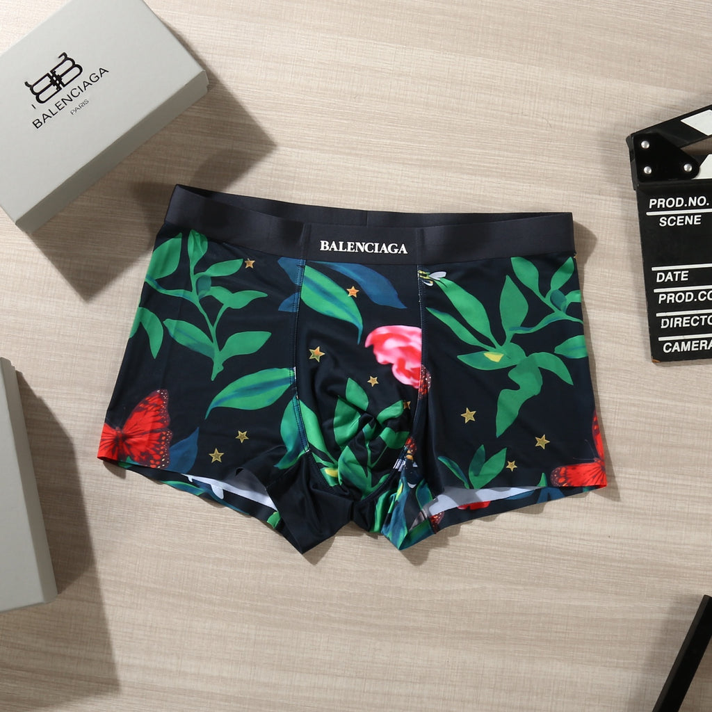 Balenciaga dark floral print boxer briefs - view 7