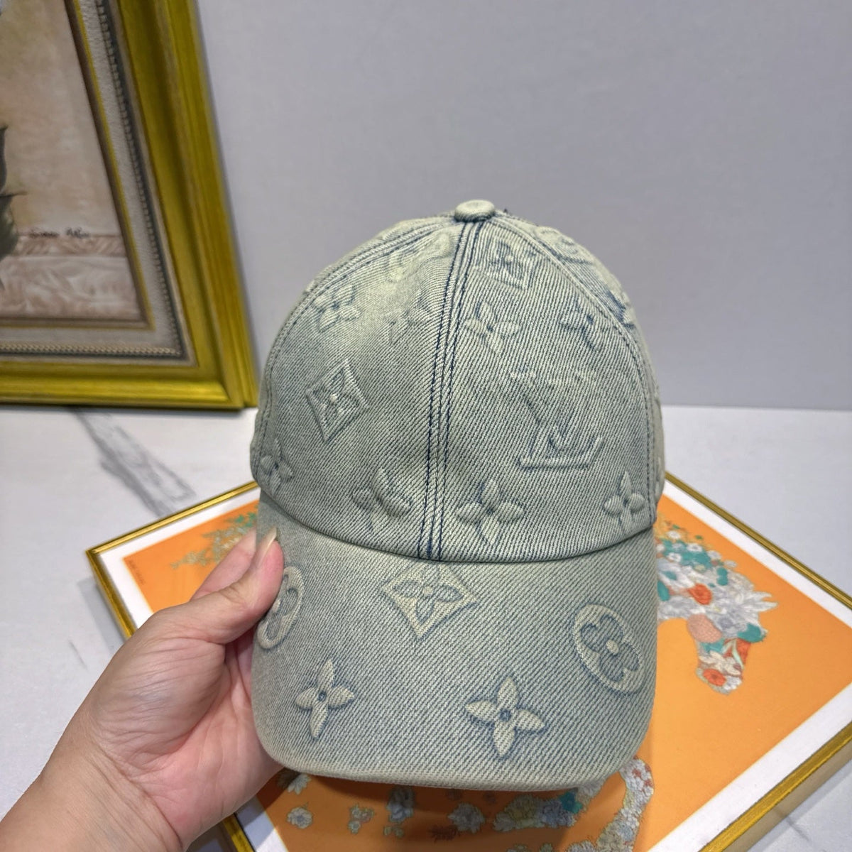 Louis Vuitton Denim Baseball Cap - image 5