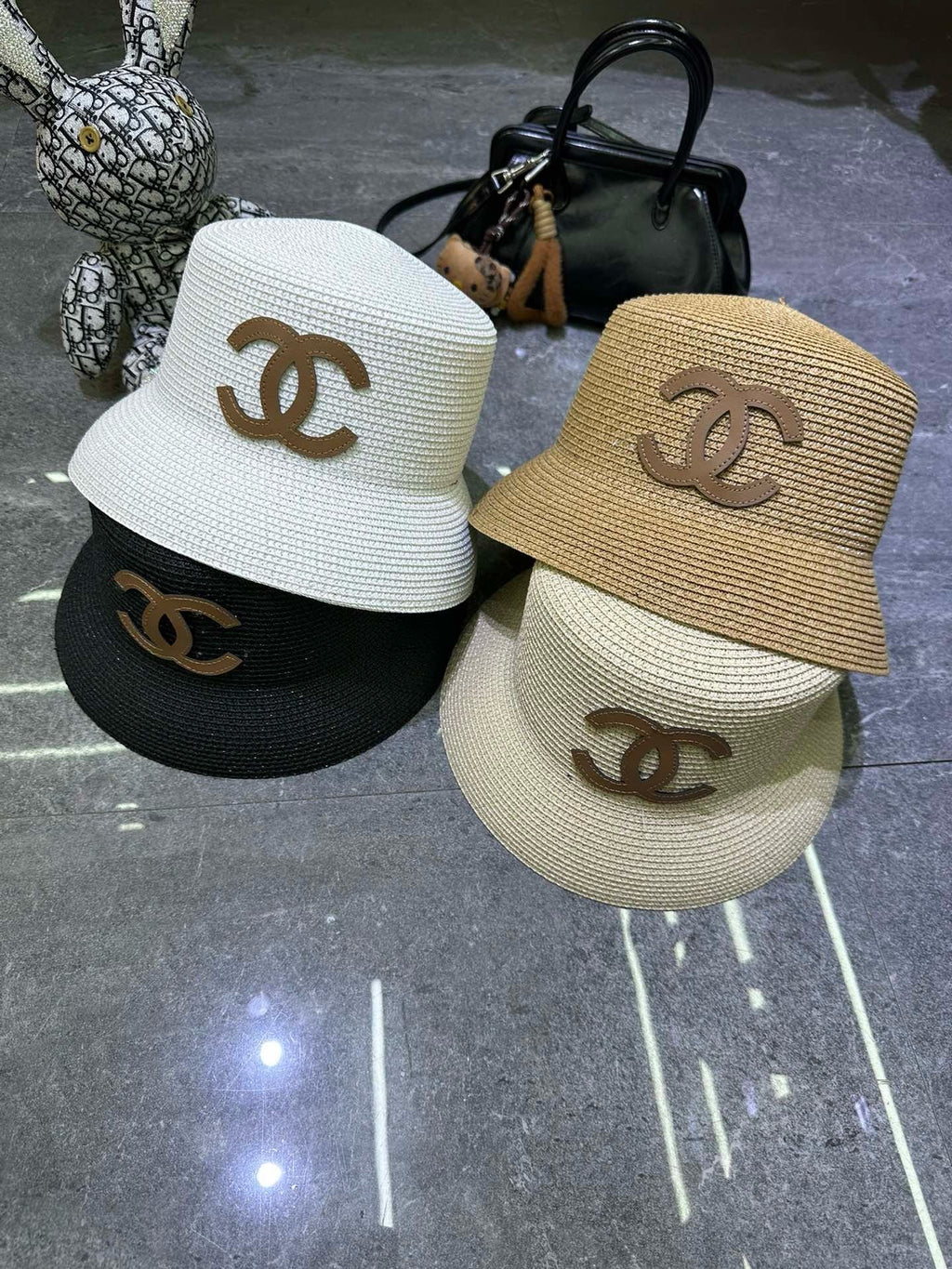 Chanel Woven Open Knit Bucket Hat - image 6