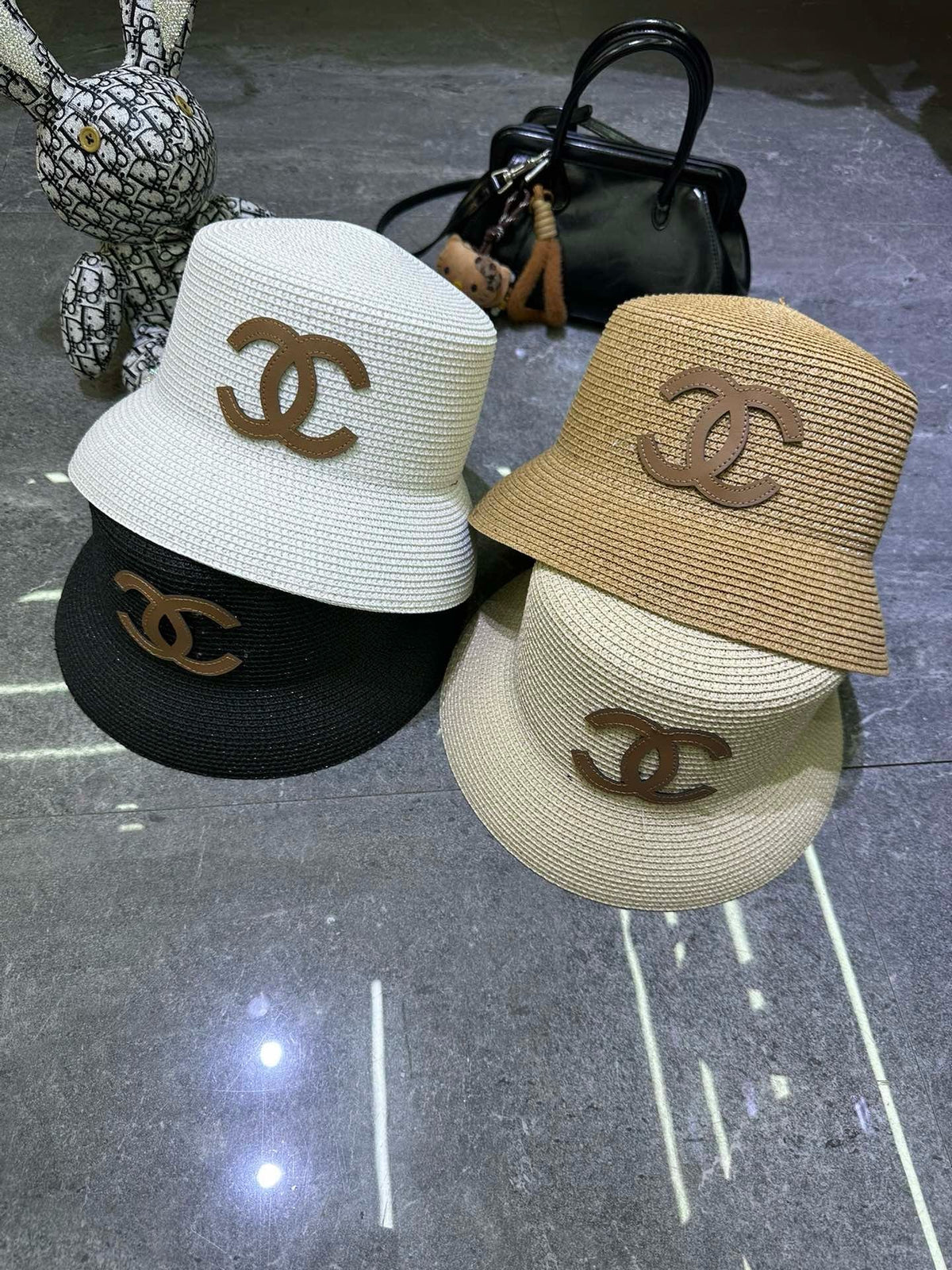 Chanel Woven Open Knit Bucket Hat - image 6