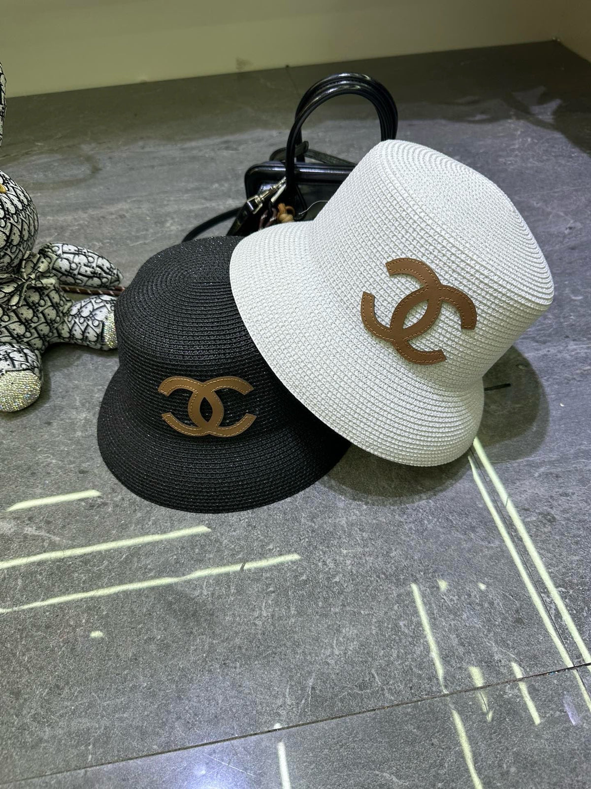 Chanel Woven Open Knit Bucket Hat - image 5