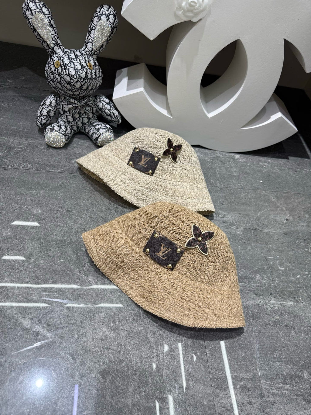 Louis Vuitton Woven Open Knit Bucket Hat - image 7
