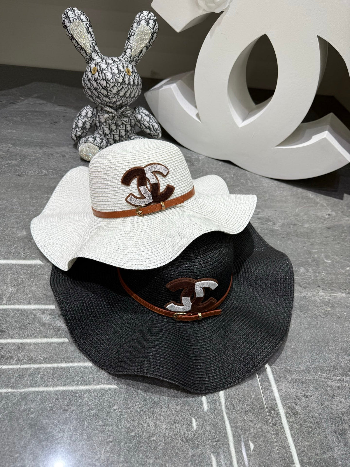 Chanel Woven Open Knit Hat - image 9