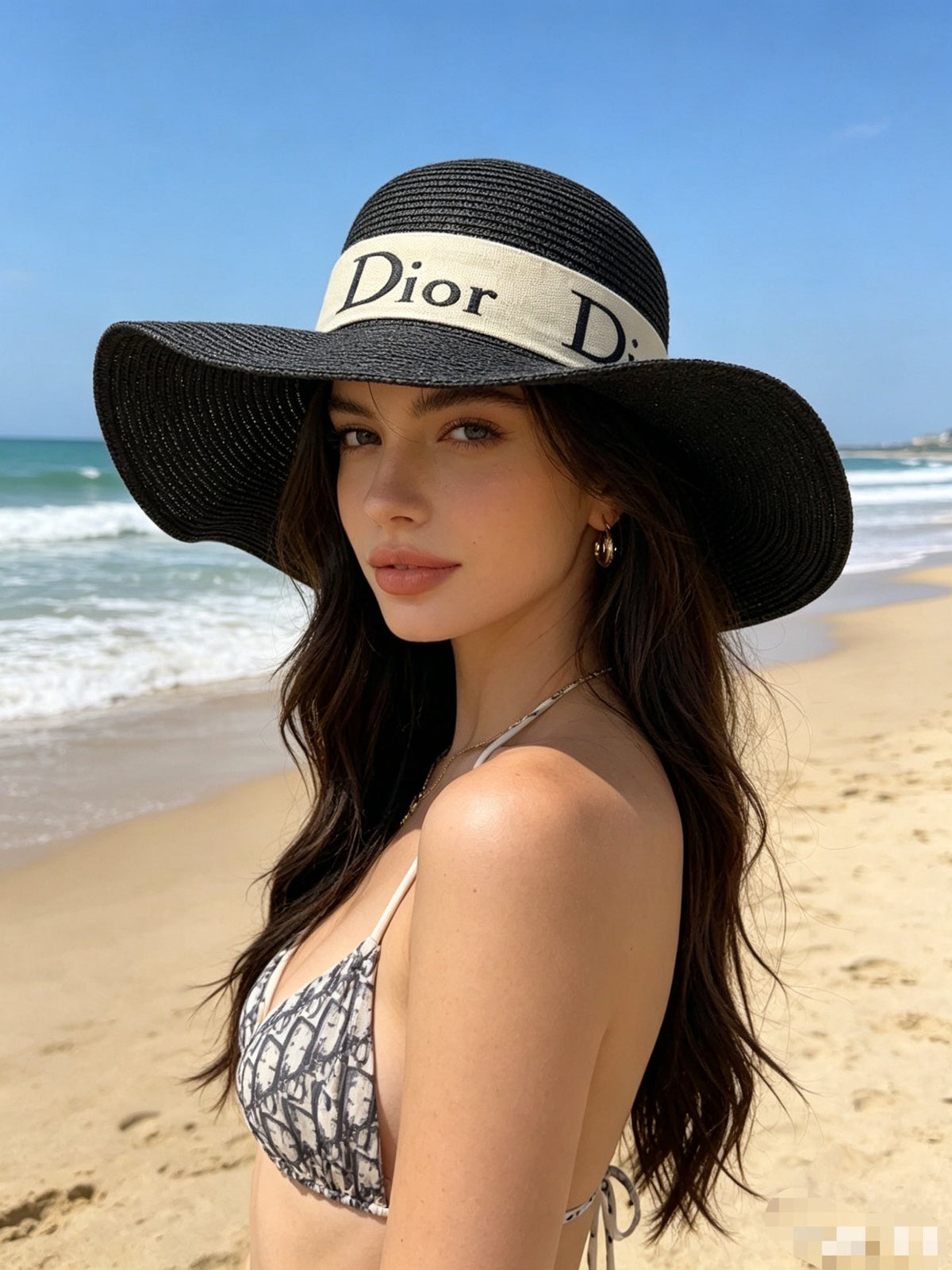 Dior Woven Open Knit Hat - image 2