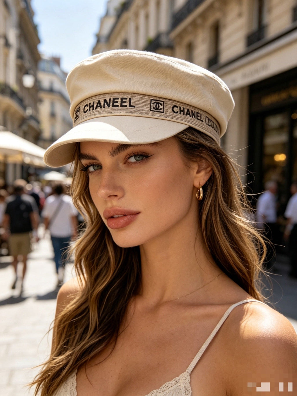 Chanel Woven Open Knit Hat - image 3