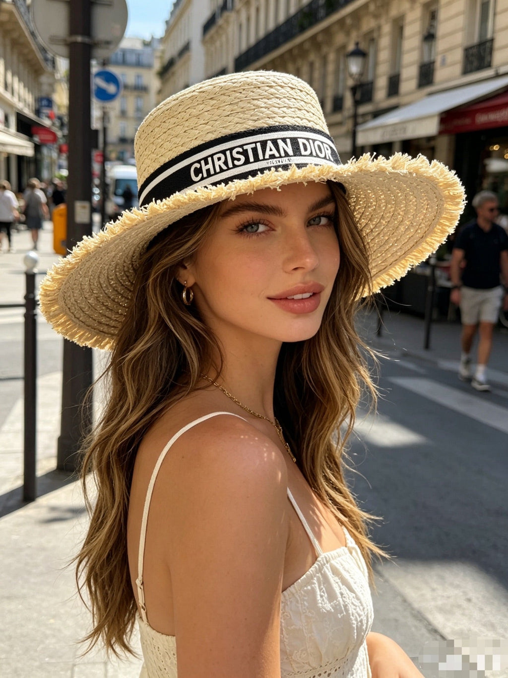 Dior Woven Open Knit Hat - image 2