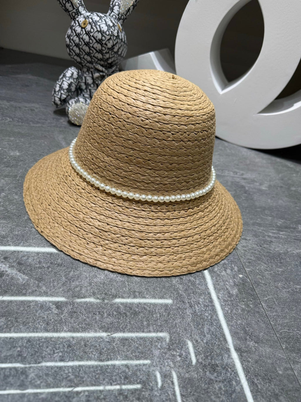 Dior Woven Open Knit Bucket Hat - image 8