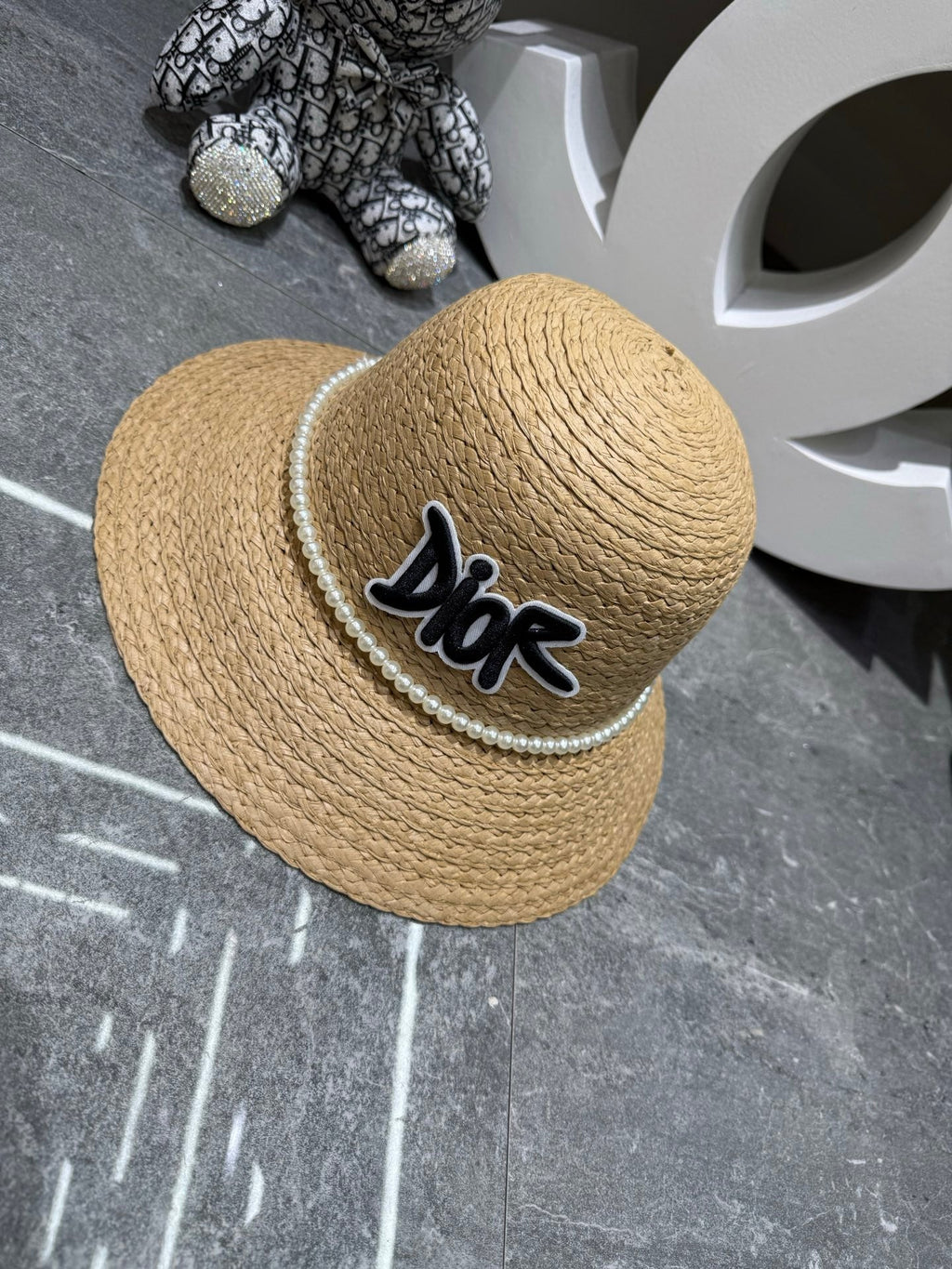 Dior Woven Open Knit Bucket Hat - image 7