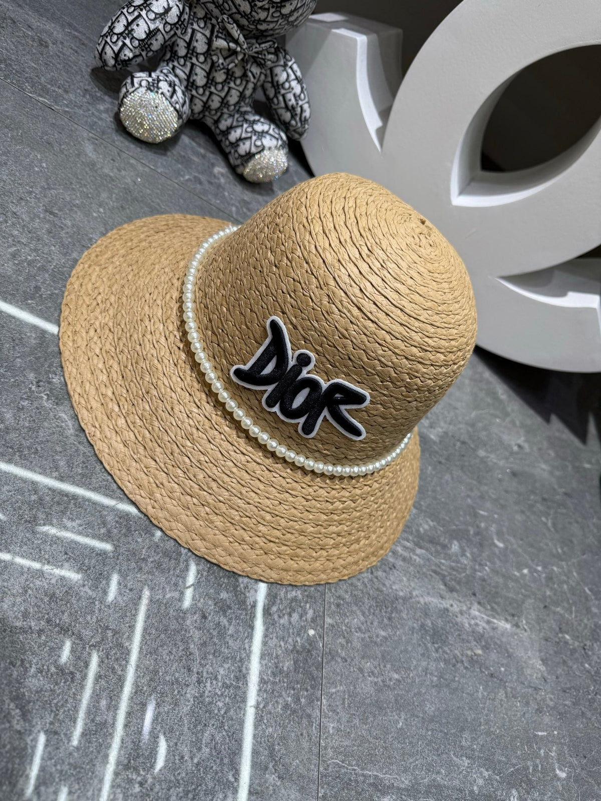 Dior Woven Open Knit Bucket Hat - image 7