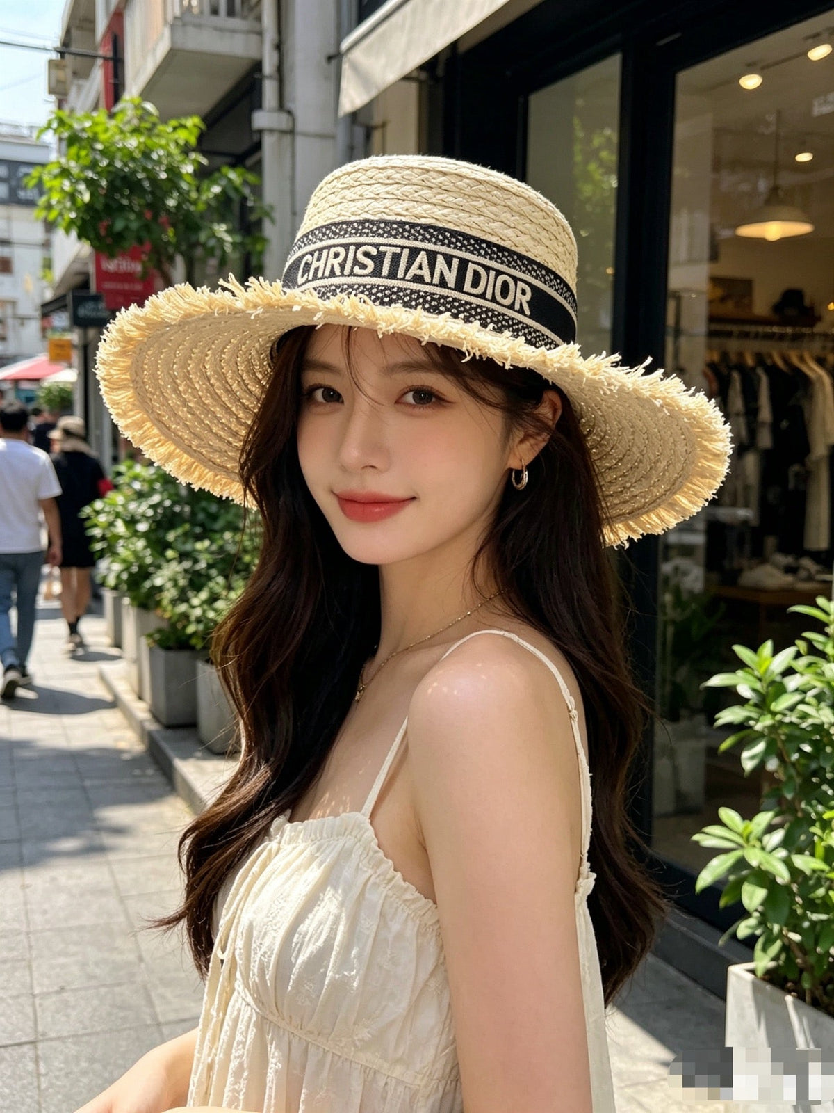 Dior Woven Open Knit Hat - image 4