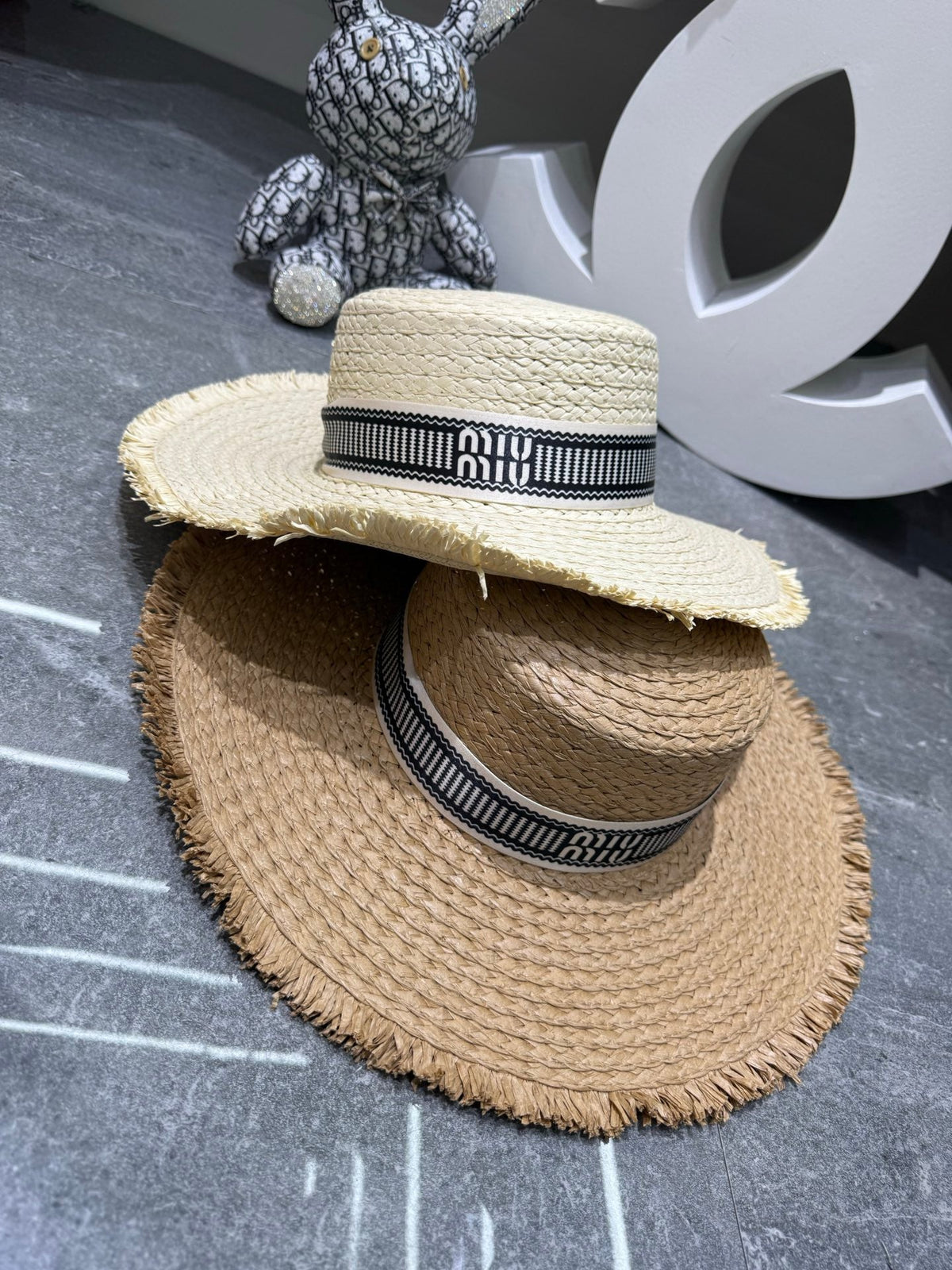 Miu Miu Woven Open Knit Hat - image 6