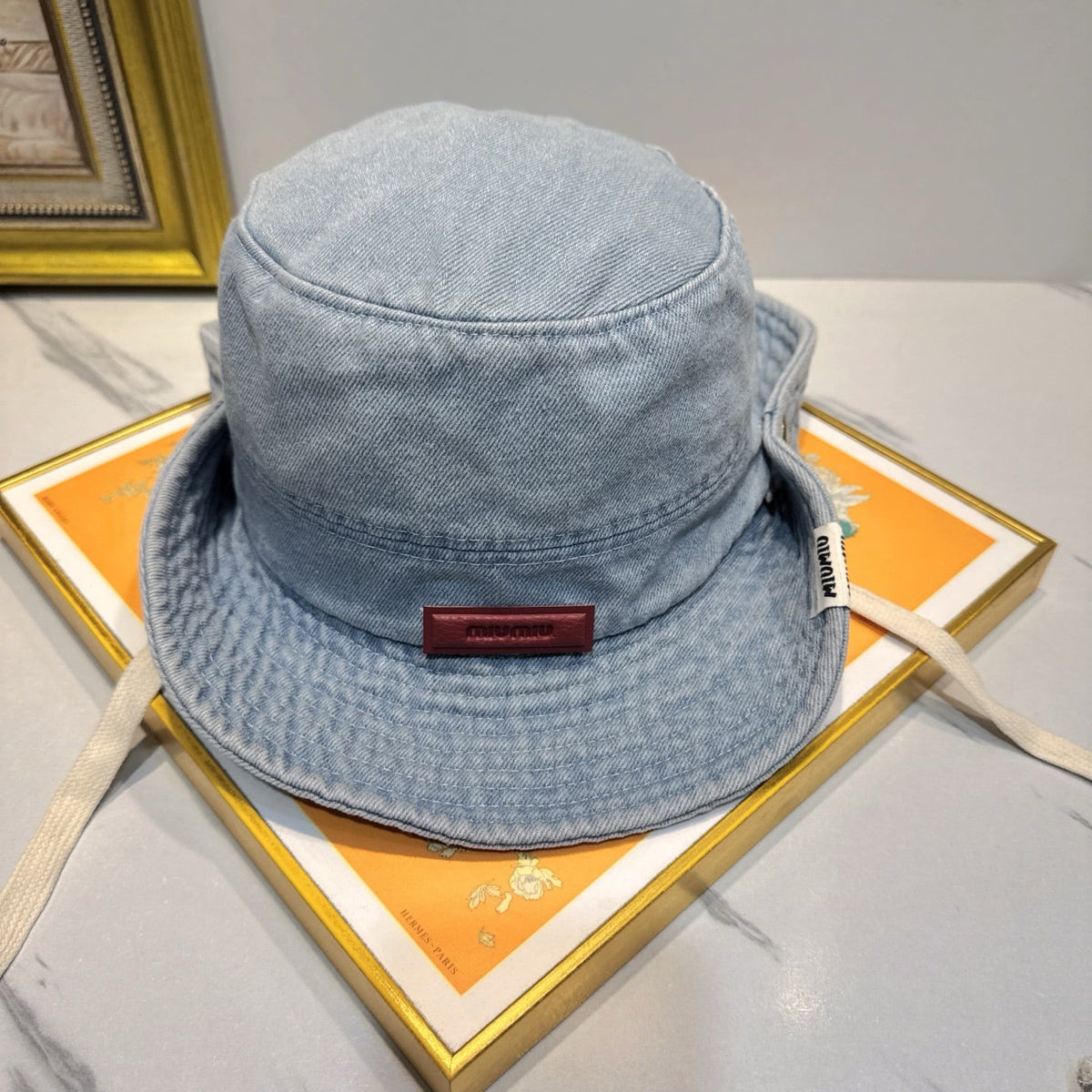 Miu Miu Denim Bucket Hat - image 4
