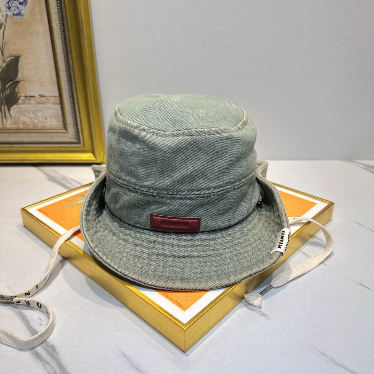 Miu Miu Denim Bucket Hat - image 5