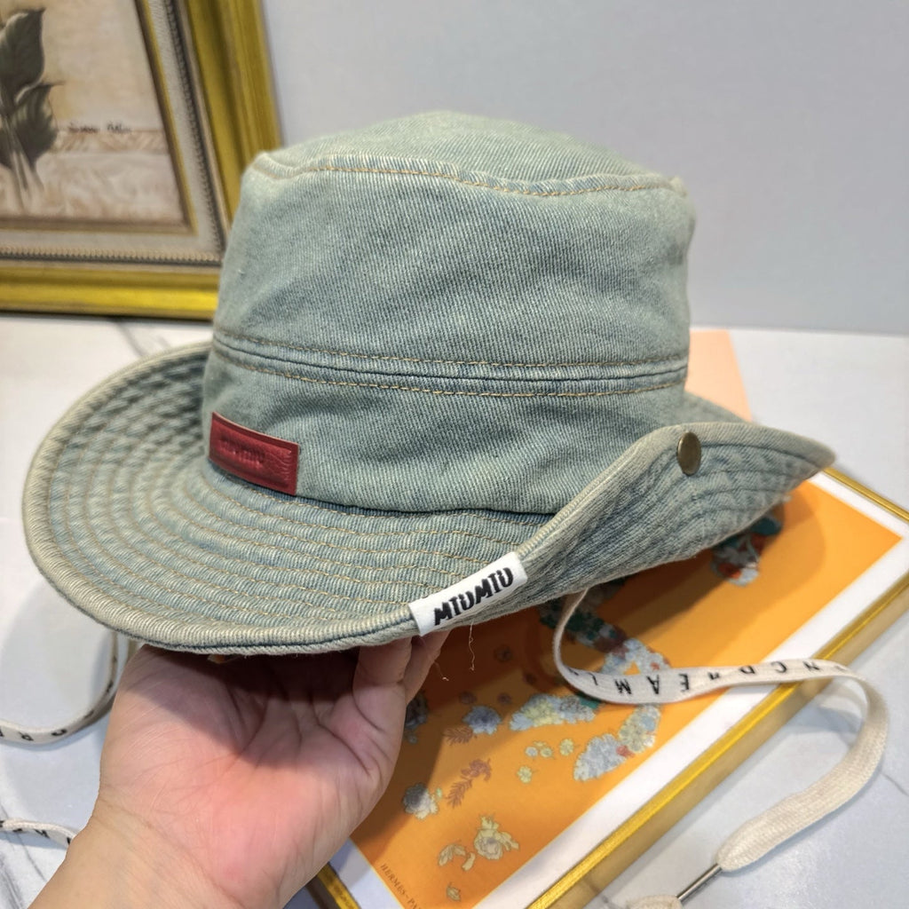Miu Miu Denim Bucket Hat - image 3