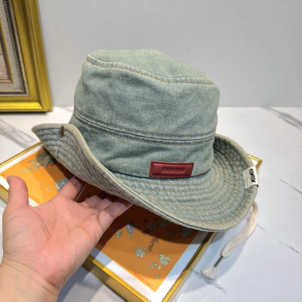 Miu Miu Denim Bucket Hat - image 4