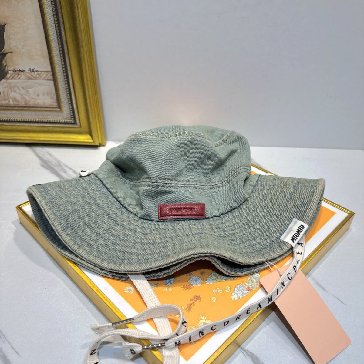 Miu Miu Denim Bucket Hat - image 8