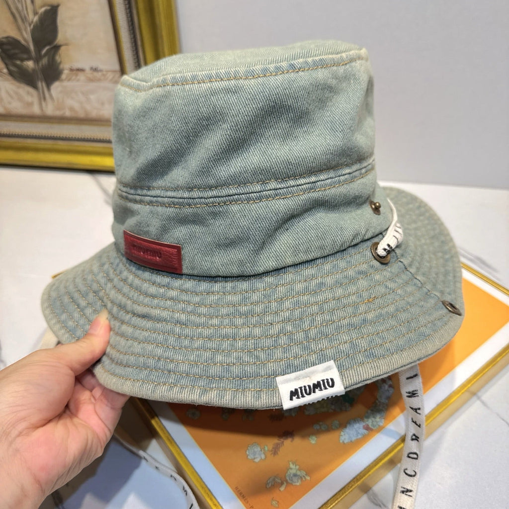 Miu Miu Denim Bucket Hat - image 2