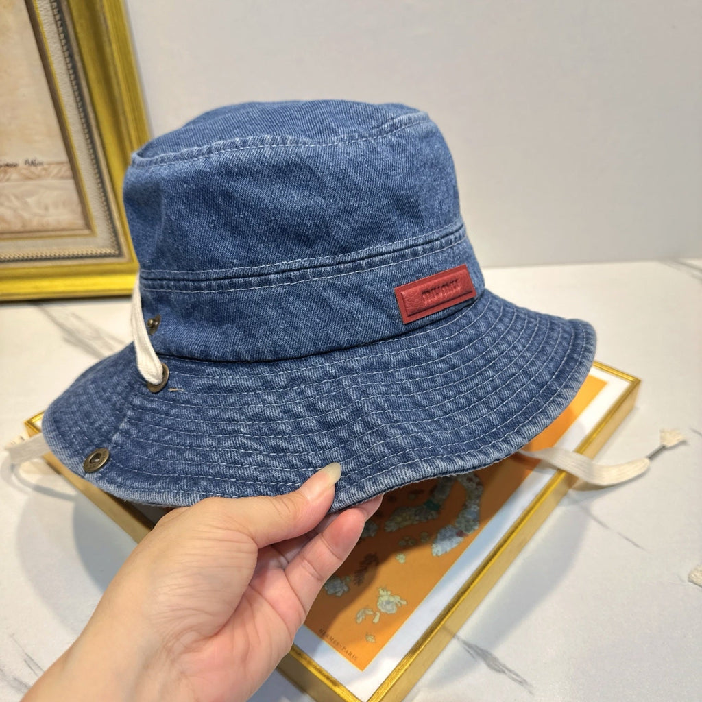 Miu Miu Denim Bucket Hat - image 3