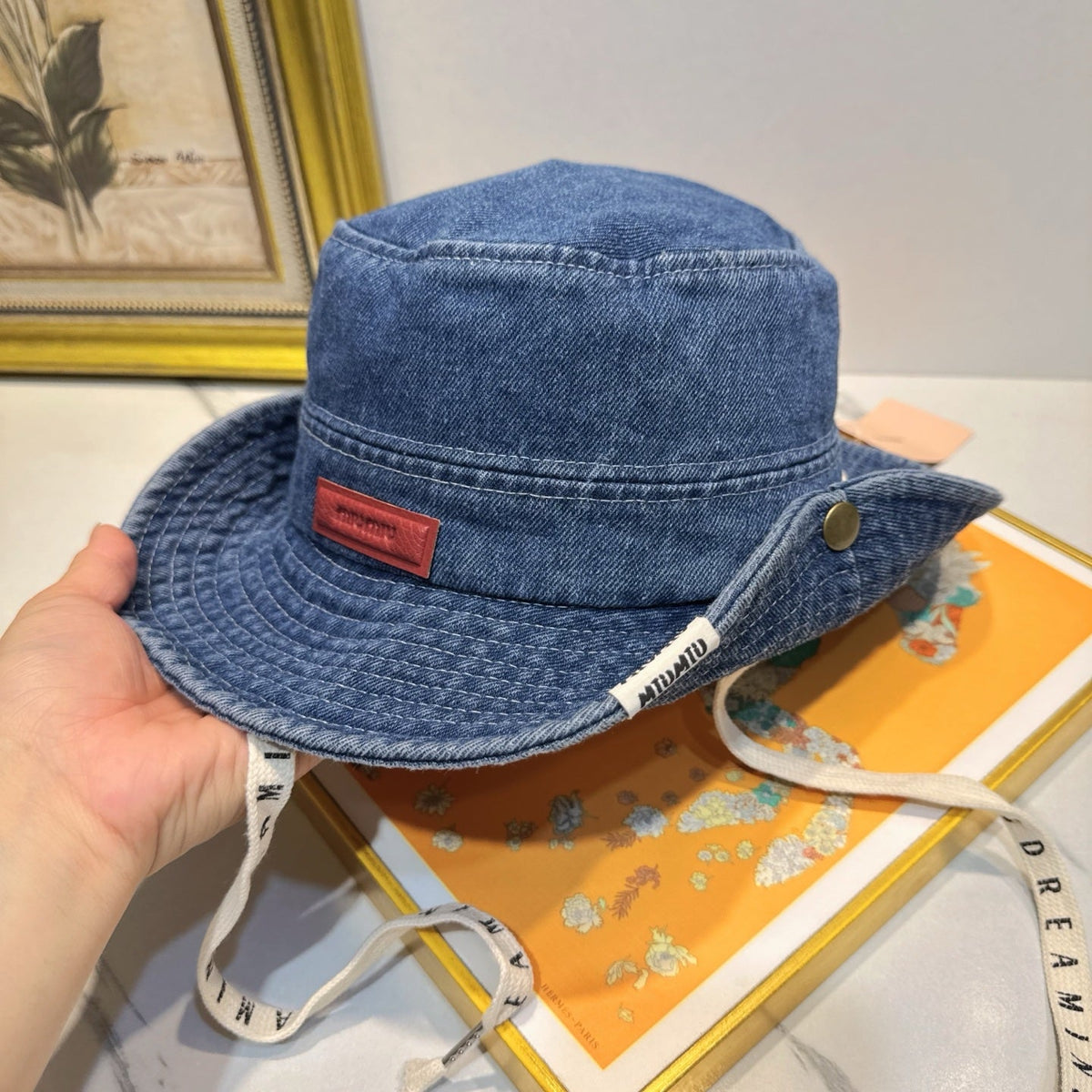Miu Miu Denim Bucket Hat - image 5