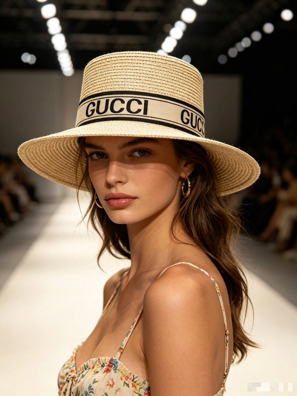 Woven Open Knit Hat - image 5