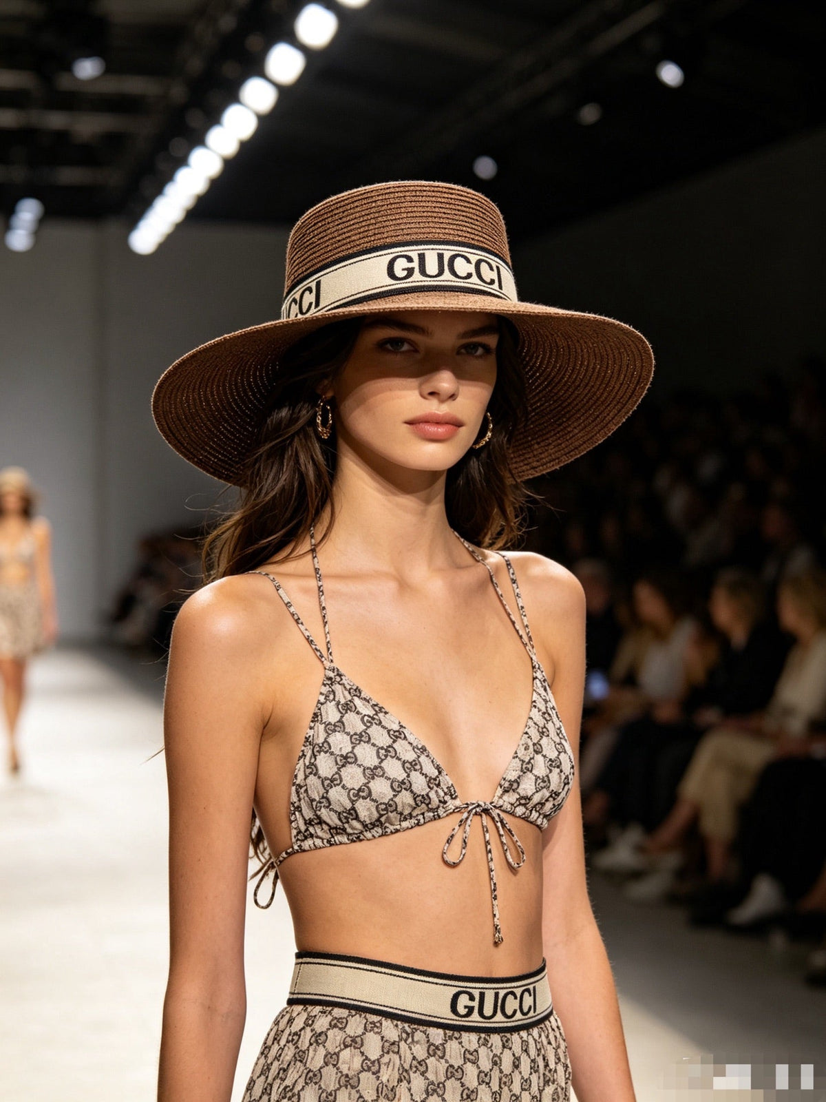 Woven Open Knit Hat - image 7