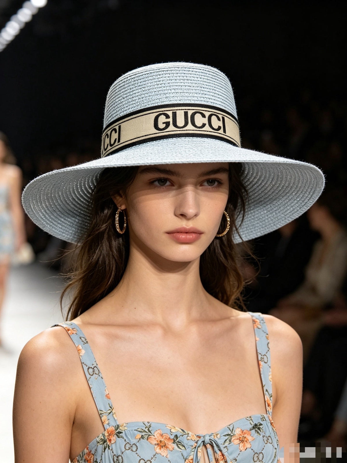 Woven Open Knit Hat - image 2