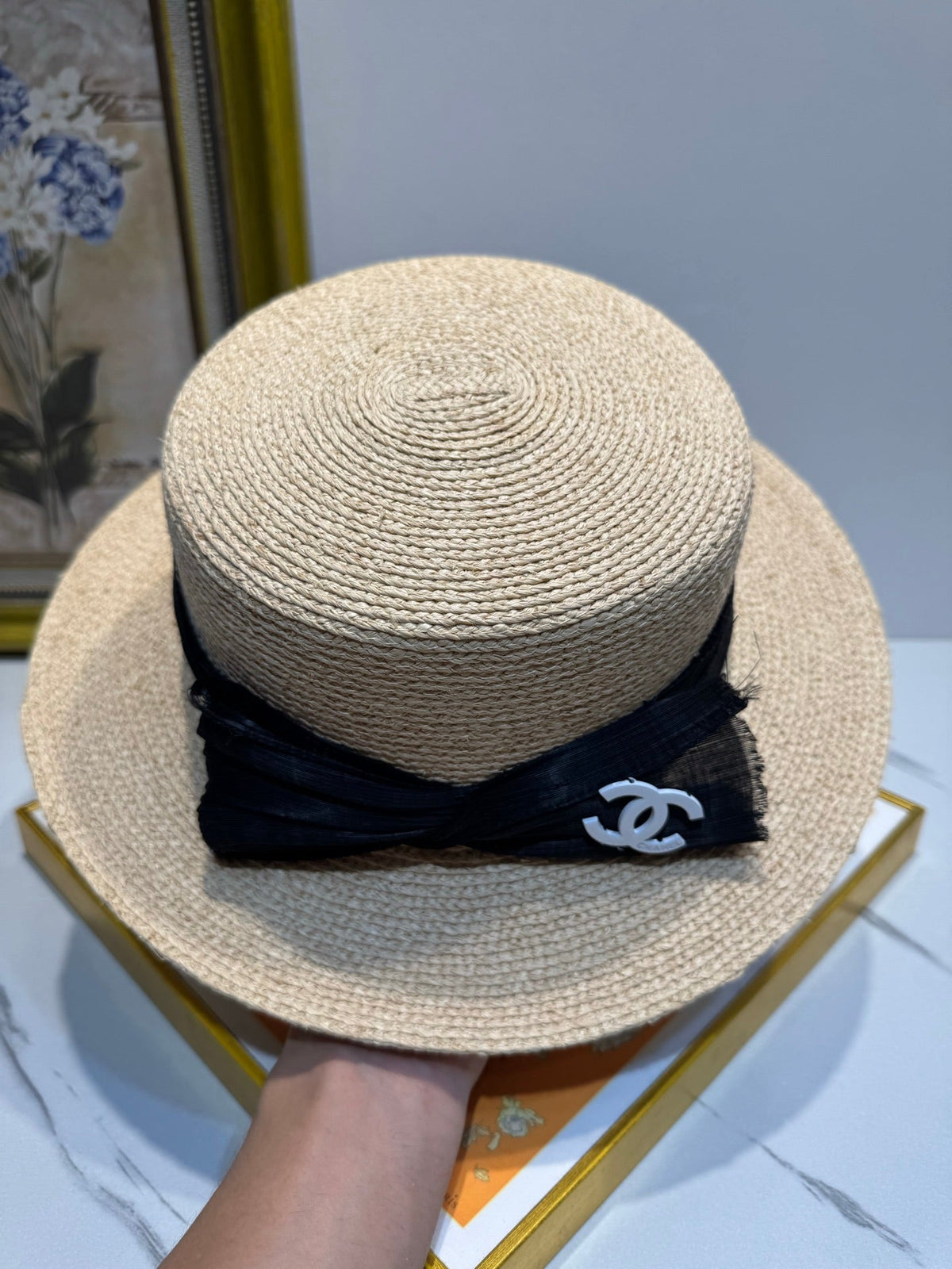 Chanel Woven Bucket Hat - image 4