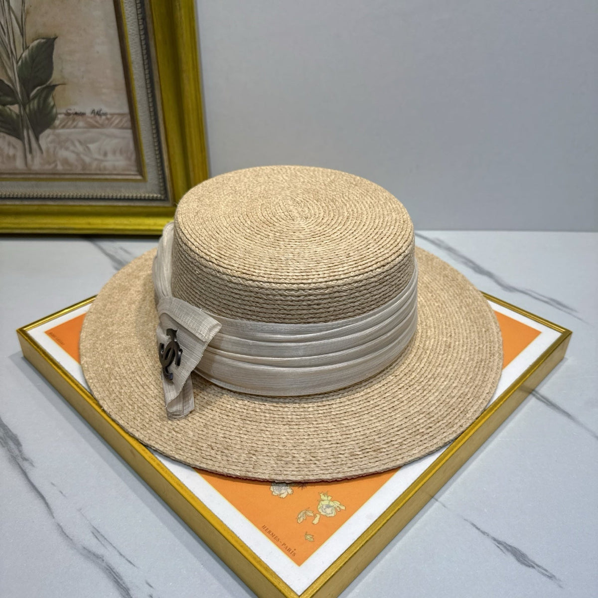 Chanel Woven Bucket Hat - image 2