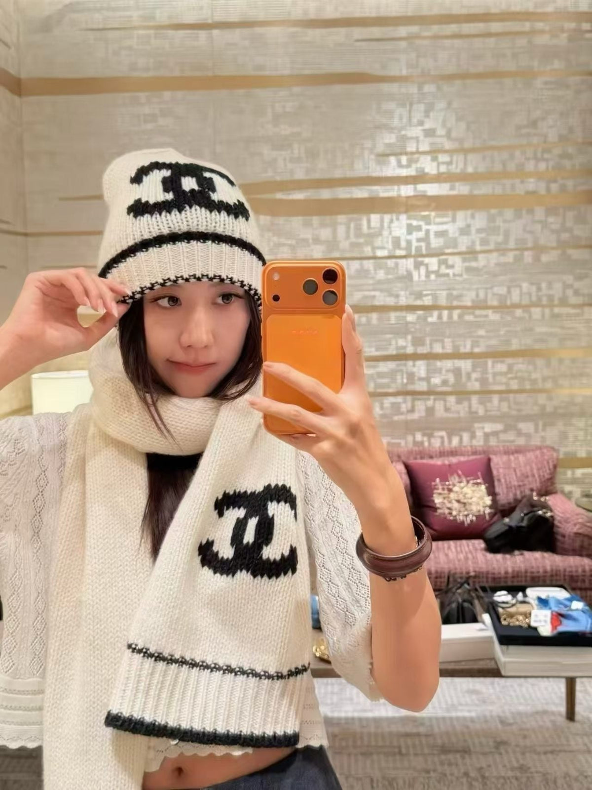 Chanel Knit Beanie - image 4