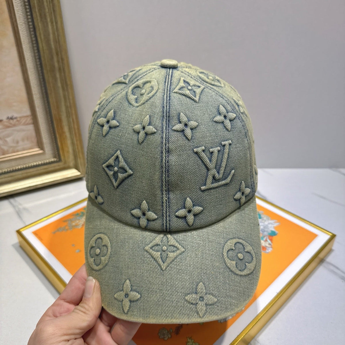 Louis Vuitton Denim Baseball Cap - image 5