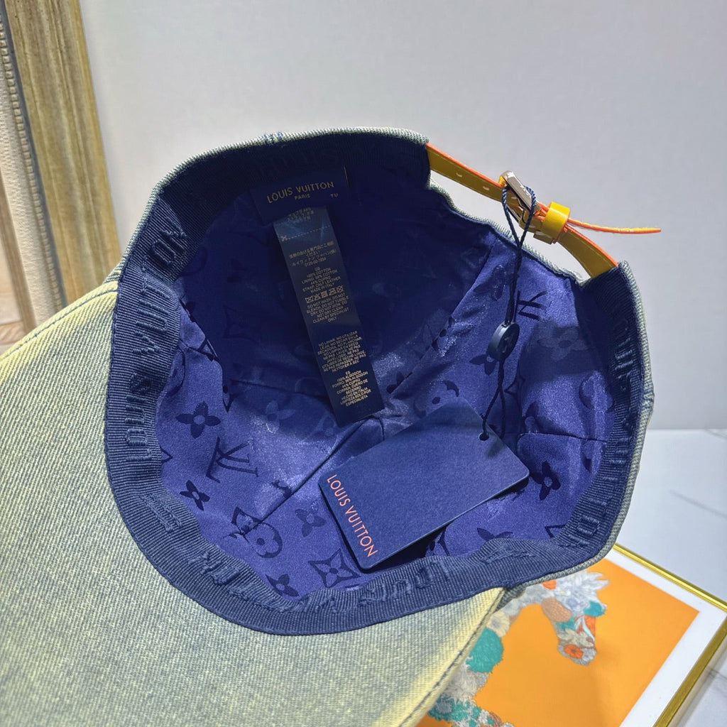 Louis Vuitton Denim Baseball Cap - image 9
