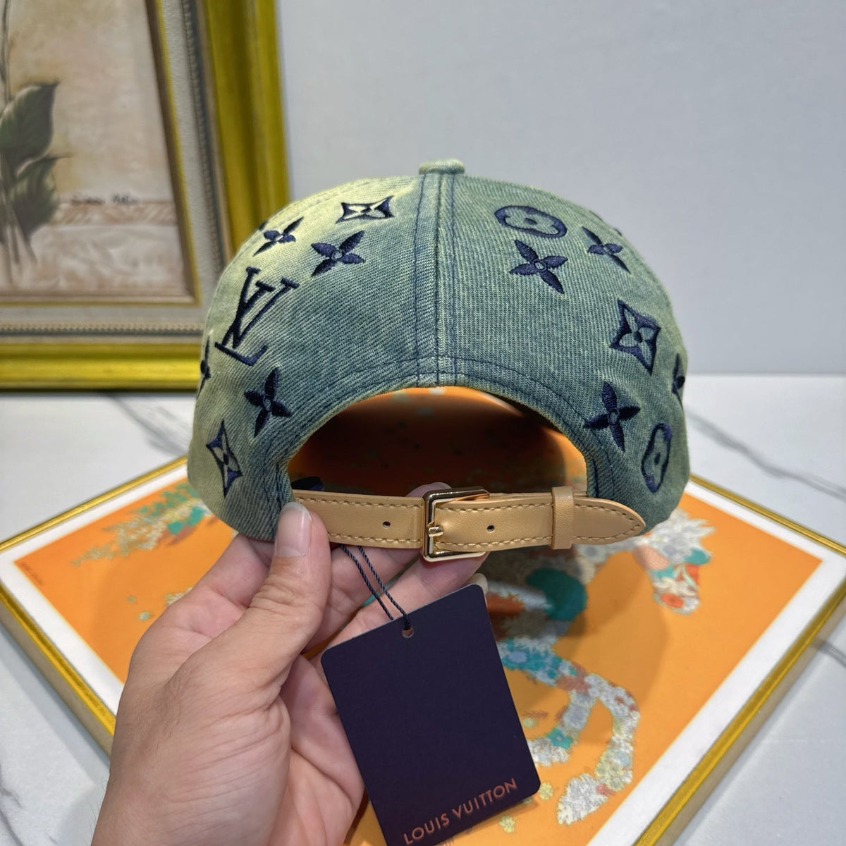 Louis Vuitton Denim Baseball Cap - image 8