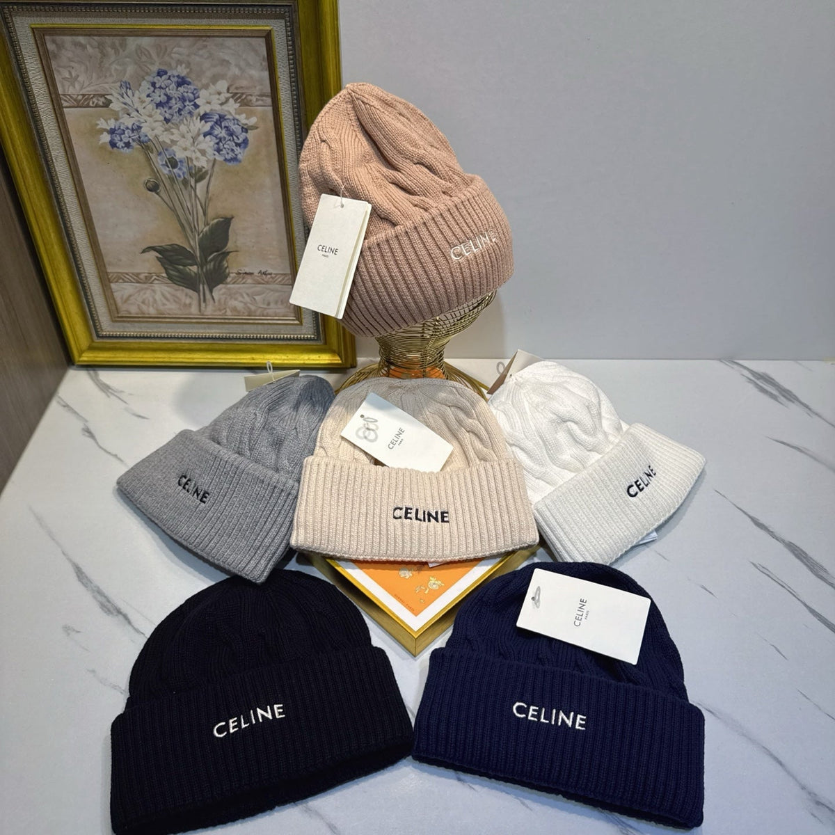 Celine Cashmere Beanie - image 8