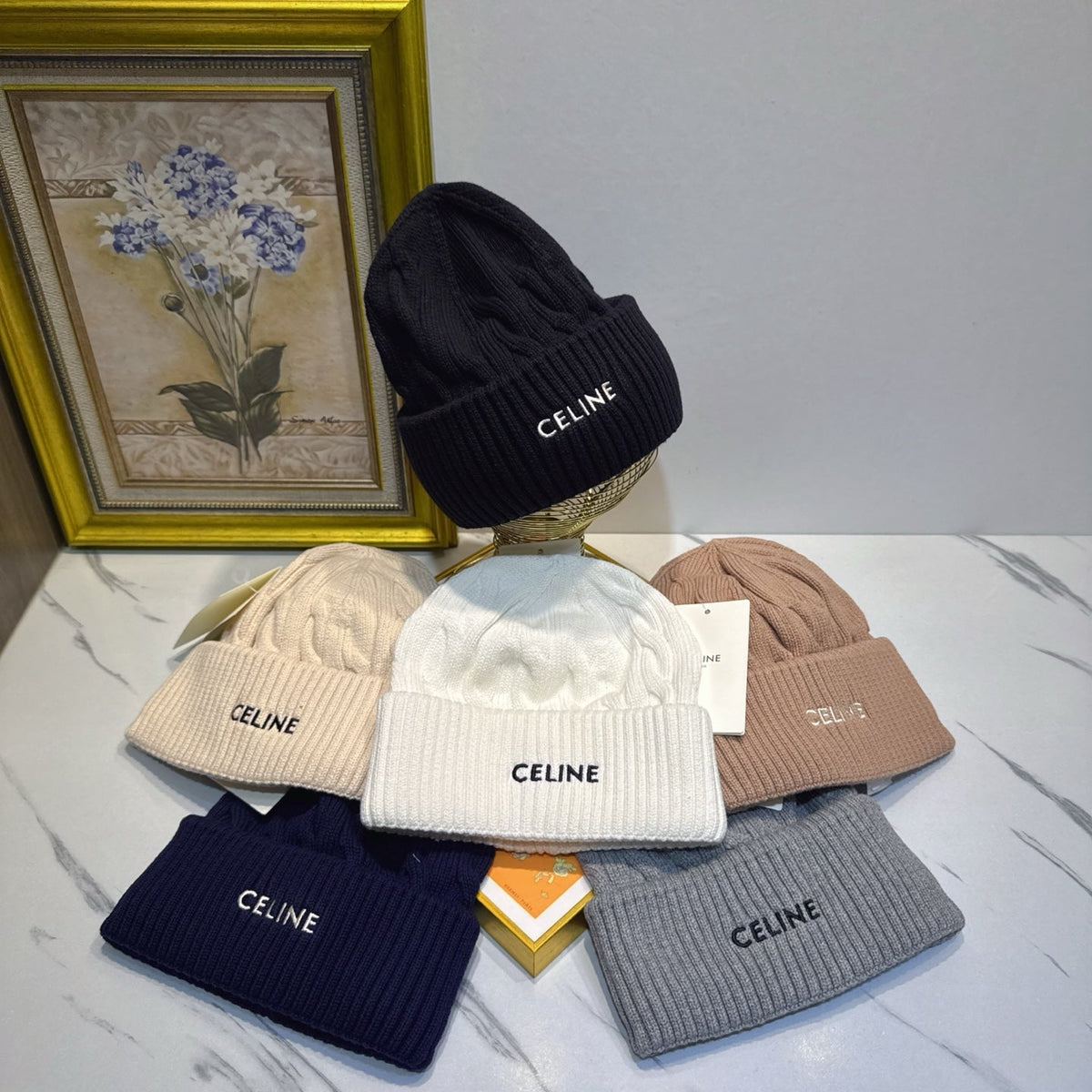 Celine Cashmere Beanie - image 5