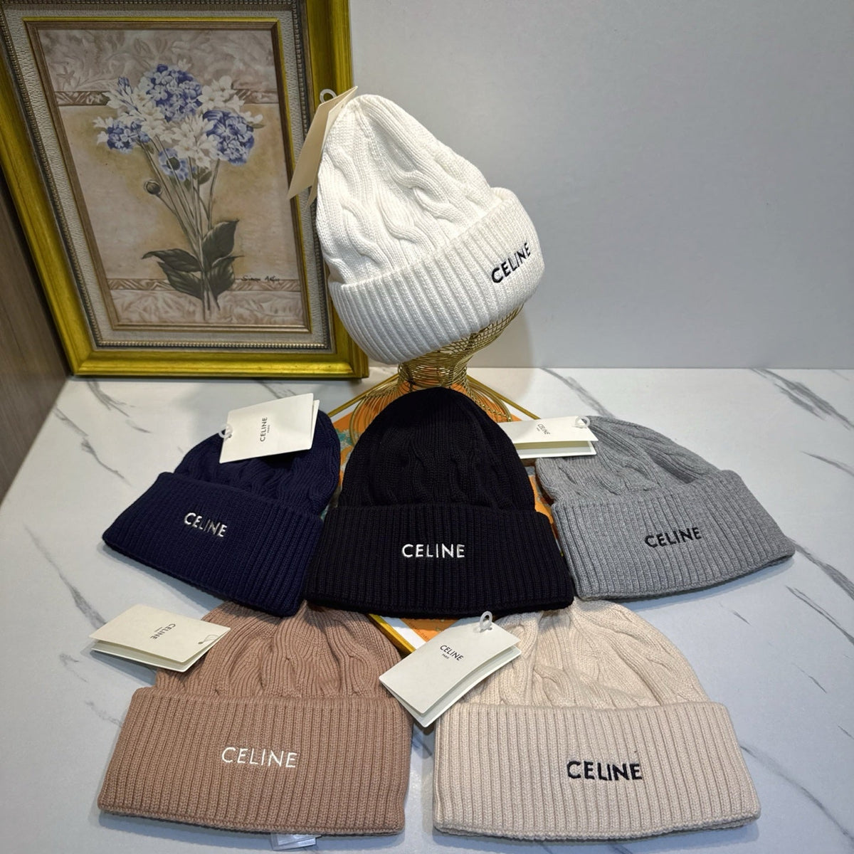 Celine Cashmere Beanie - image 6