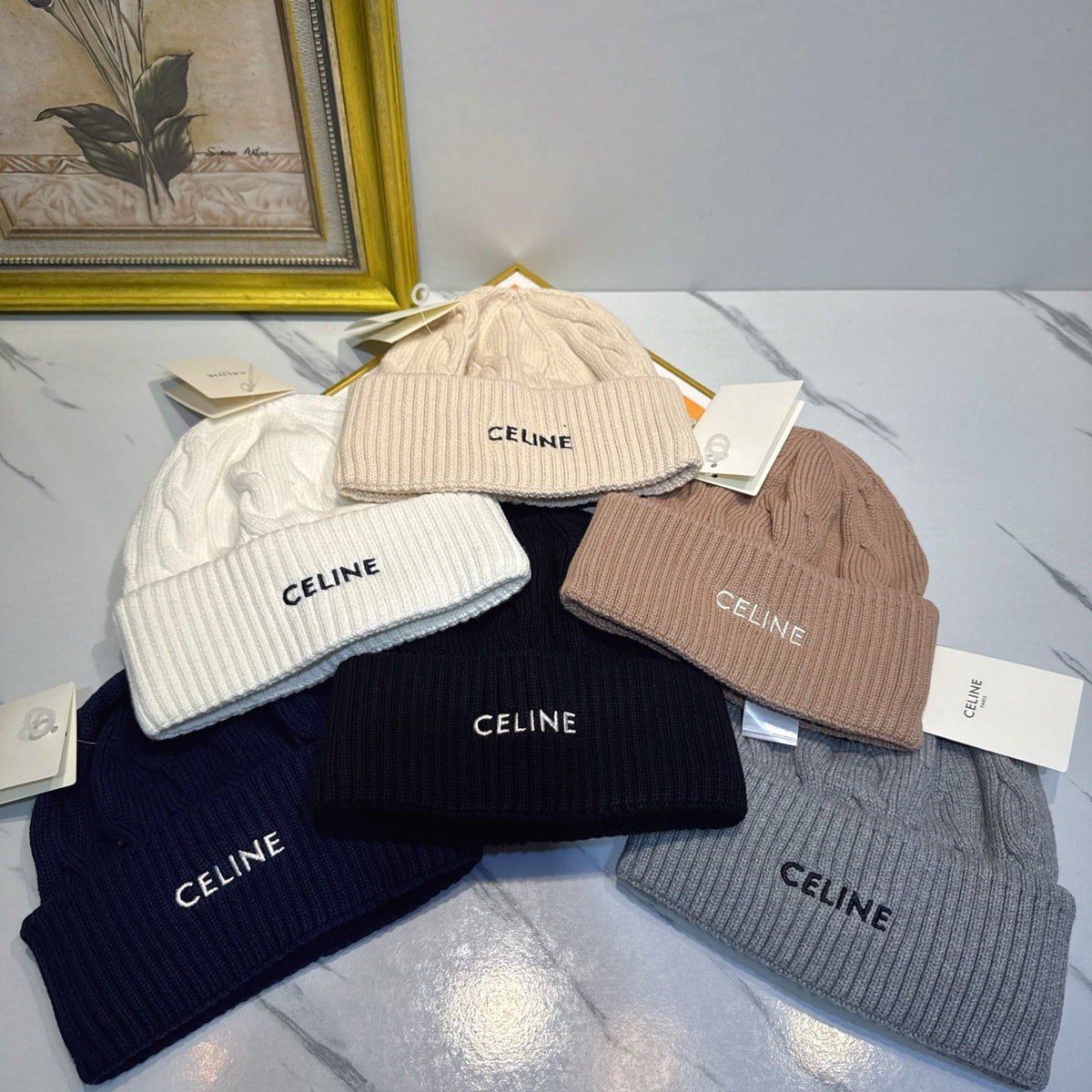 Celine Cashmere Beanie - image 3