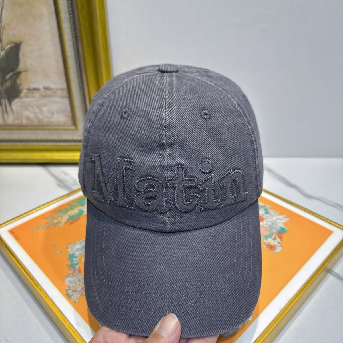 Matin Embroidered Baseball Cap - image 5