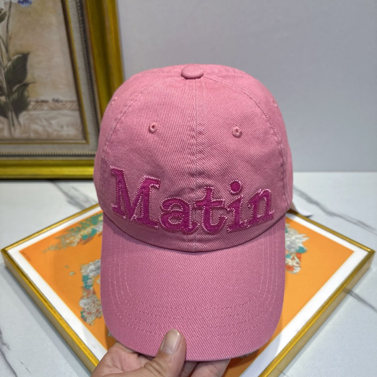 Matin Embroidered Baseball Cap - image 5
